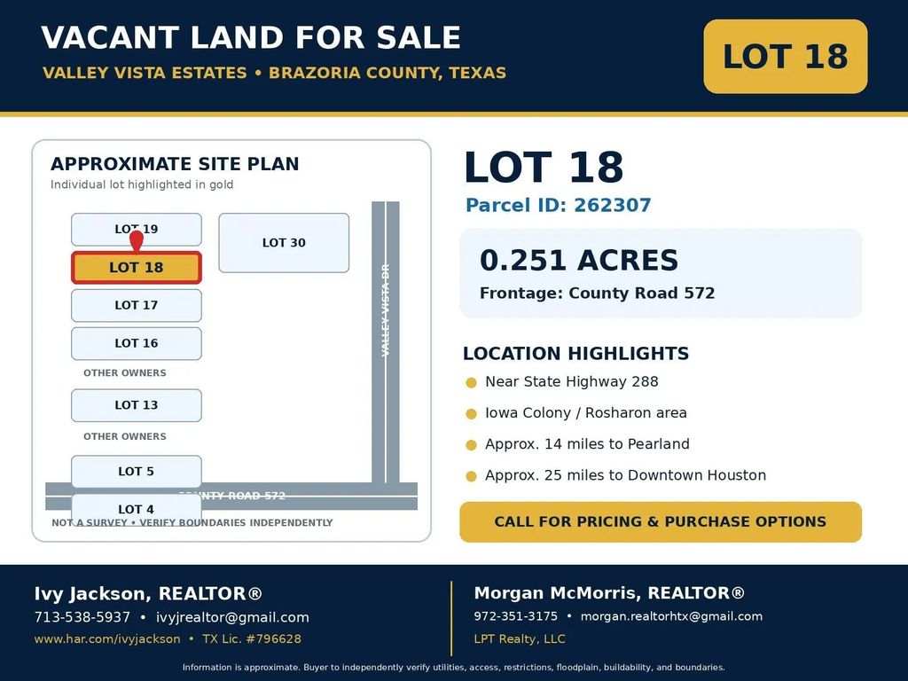 Lot 18 County Rd 572, Rosharon