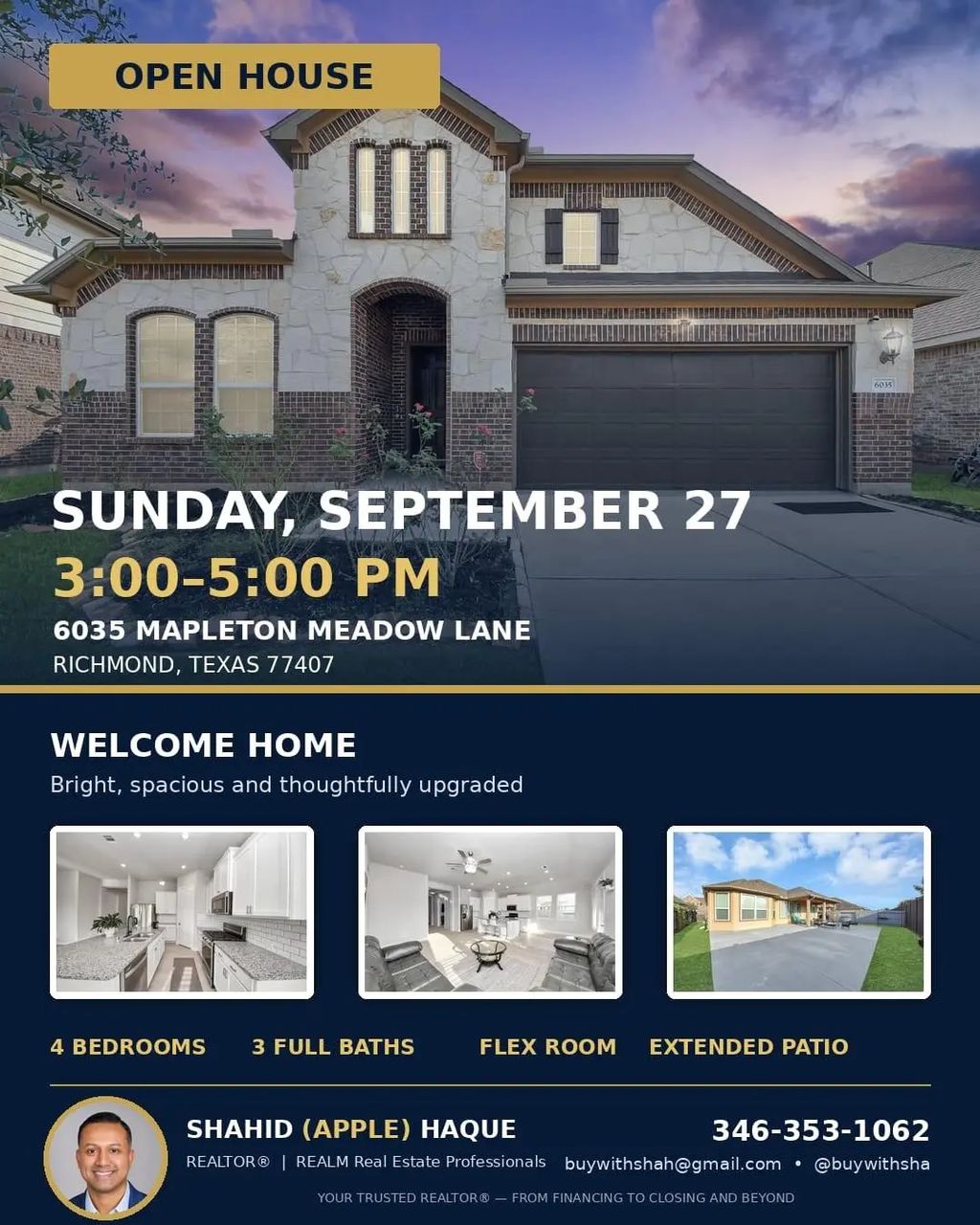 6035 Mapleton Meadow Lane, Richmond