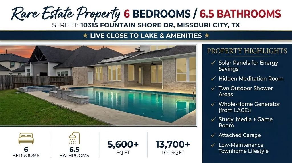 10315 Fountain Shore Drive, Missouri City