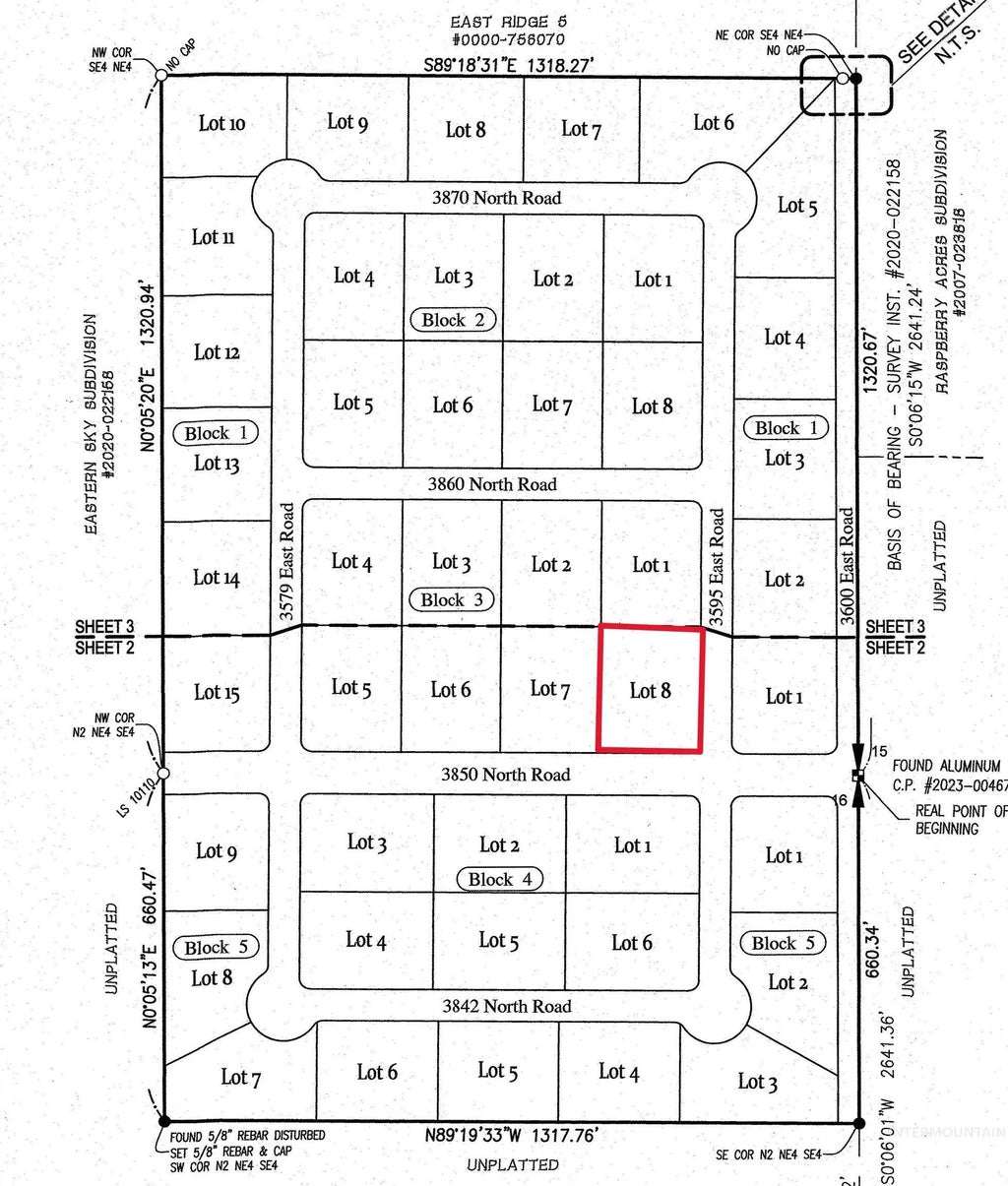 Lot 8 Block 3 North Sixty Subdivision, Kimberly
