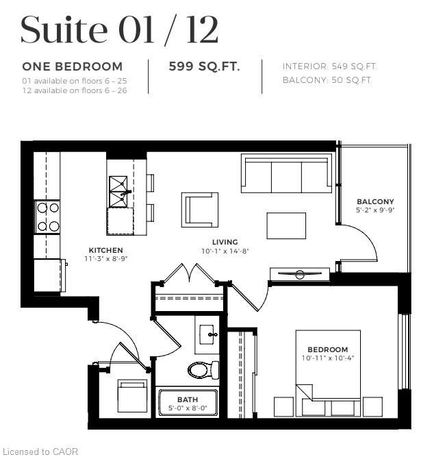 108 Garment Street 1401, Kitchener