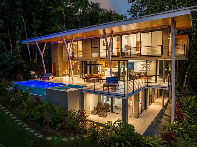Four Bedroom Ocean View Retreat Surrounded By Lush Jungle, Dominical