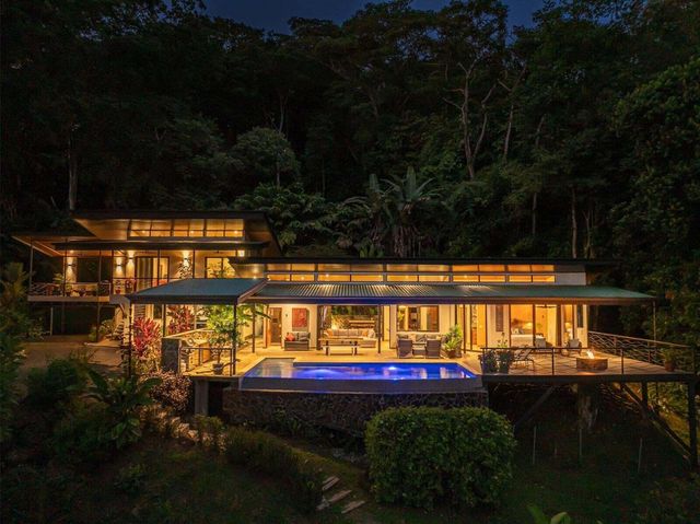 Modern Tropical Living With Whales Tail Views In Uvita, Dominical