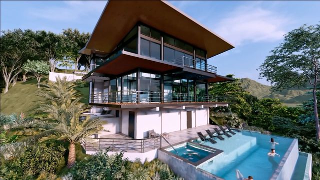 Brand New Three Story Luxury Home In Escaleras, Dominical