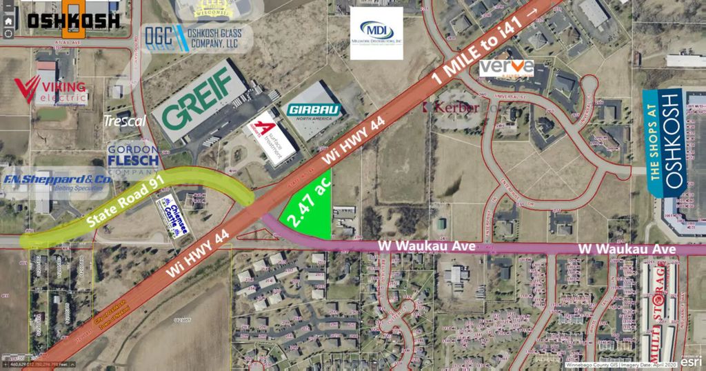 2530 W Waukau Ave, Oshkosh