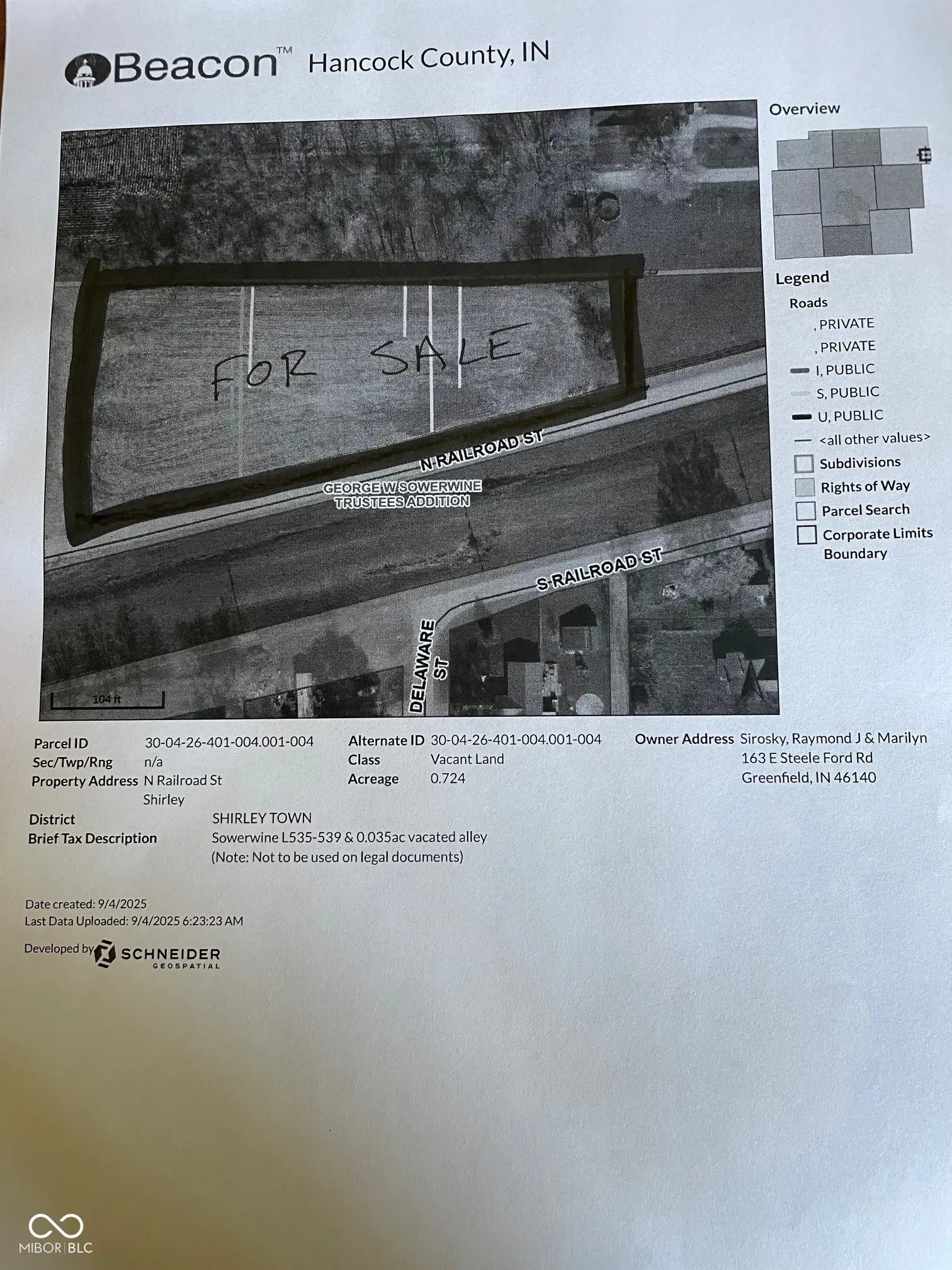 Photo of N Railroad Street Shirley, IN 47384