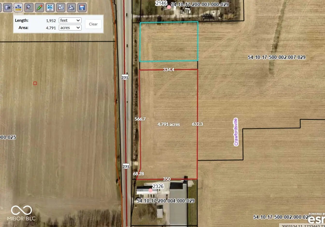 S Us 231, Crawfordsville