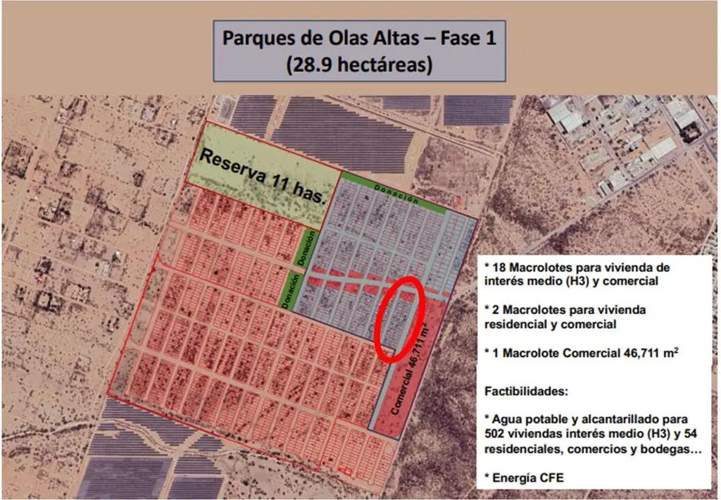 Olas Altas Lote H3, La Paz