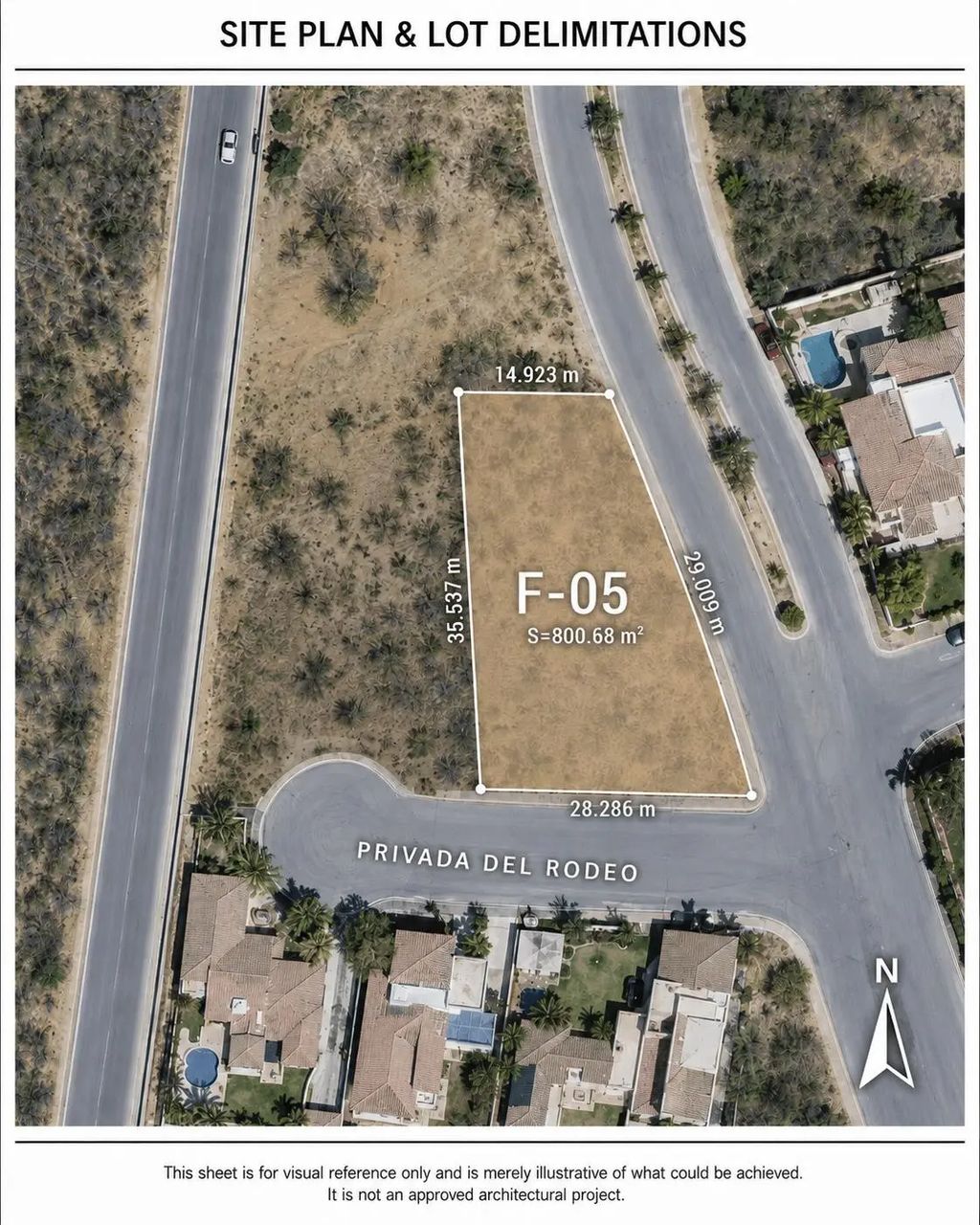 F-5 Paseo San Jorge/ Priv. Rodeo Lote F-5 Rancho Paraíso, Cabo Corridor