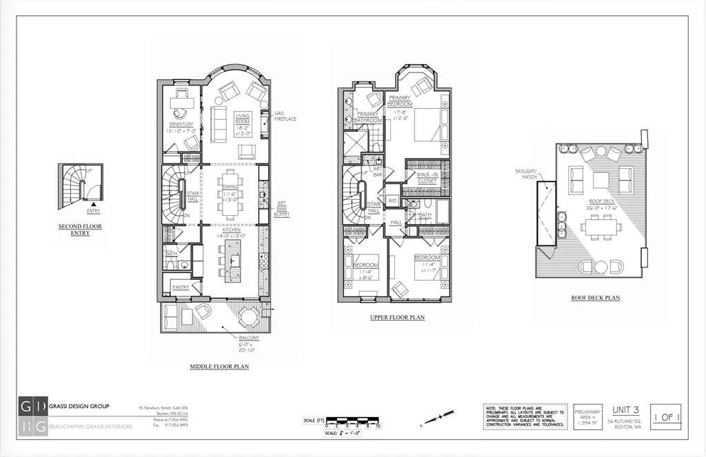 56 Rutland Square #3, Boston