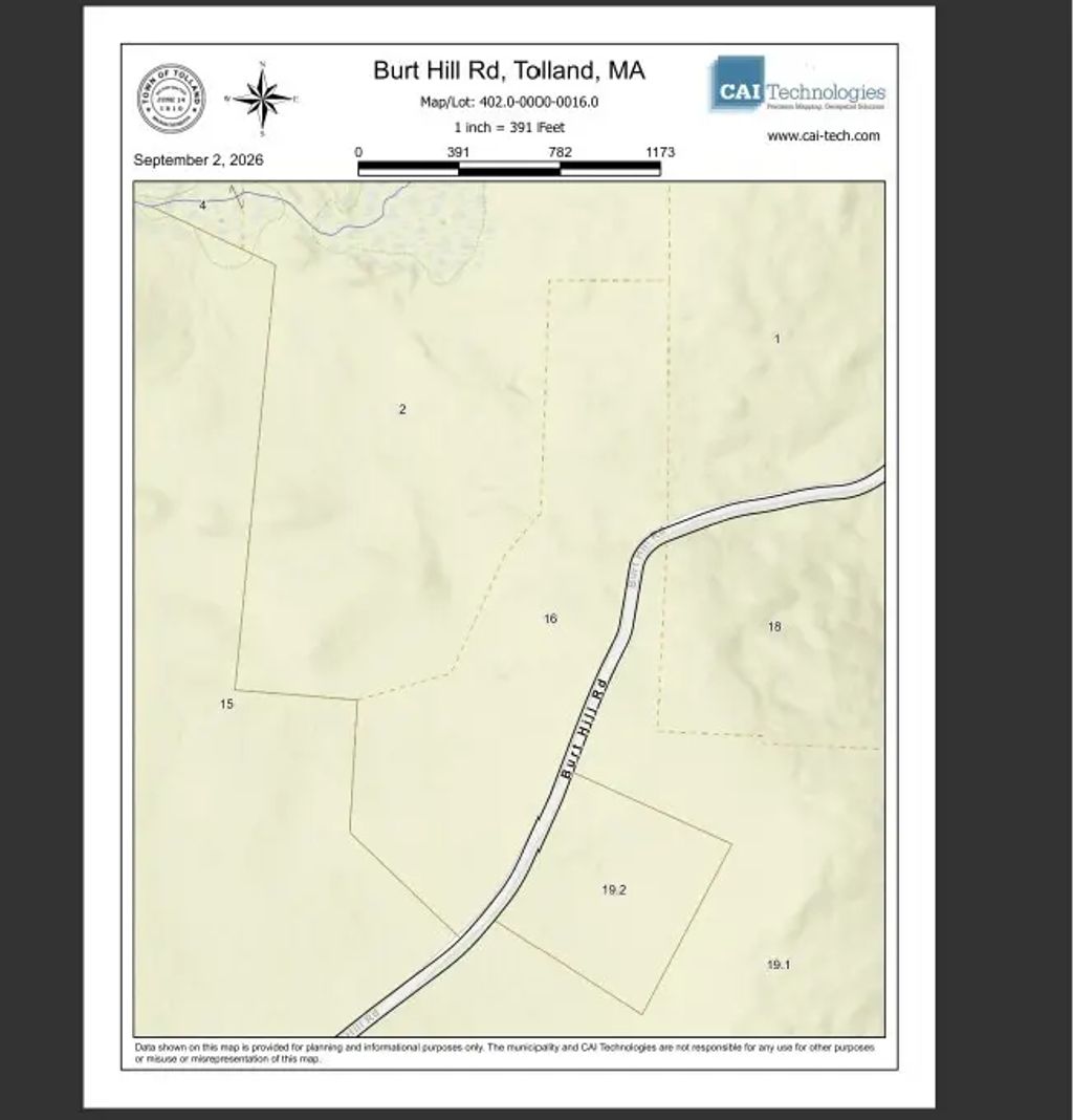Burt Hill Rd Parcel 16, Tolland