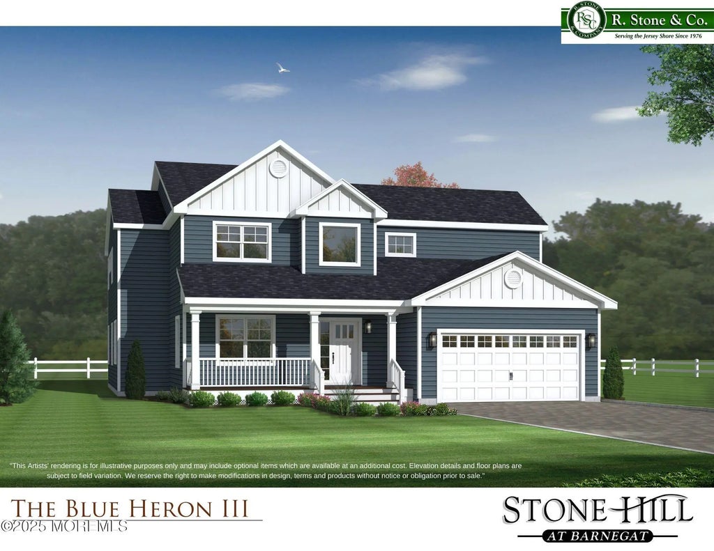 Trinity Court Blue Heron Model, Barnegat