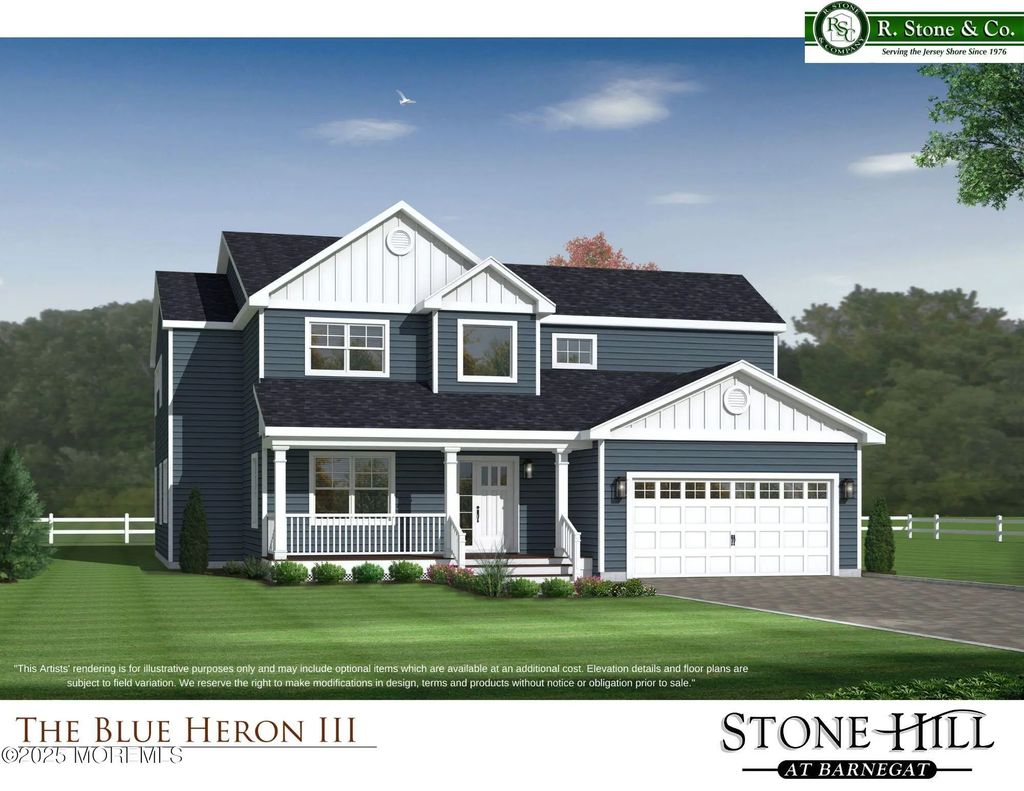 Trinity Court Blue Heron Model, Barnegat