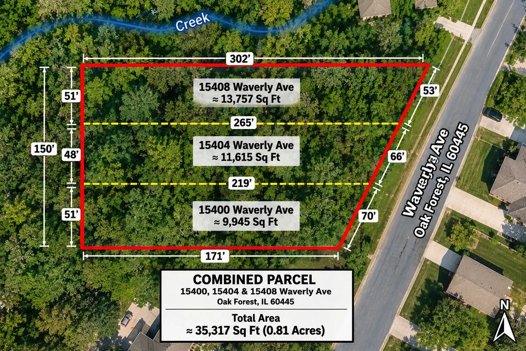 15400 Waverly Avenue, Oak Forest