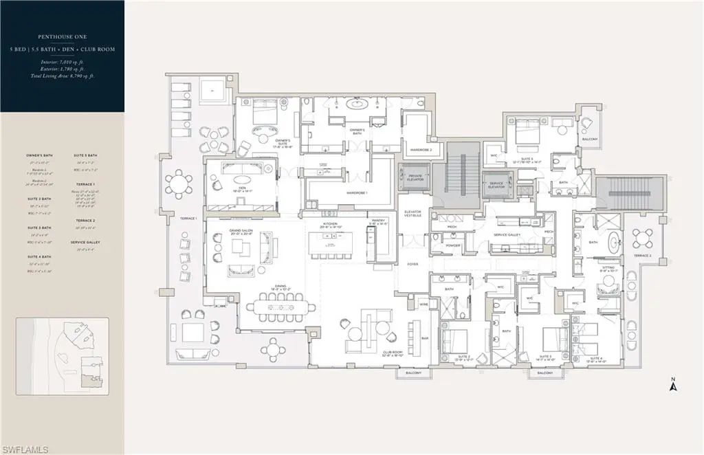 1601 Gulf Shore Blvd N Penthouse 1, NAPLES, FL, 34102