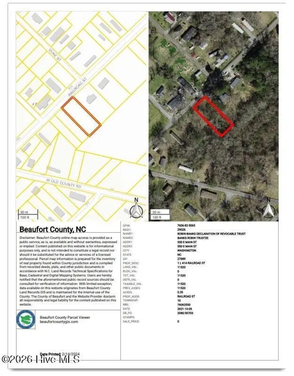 414 Railroad Street, Belhaven
