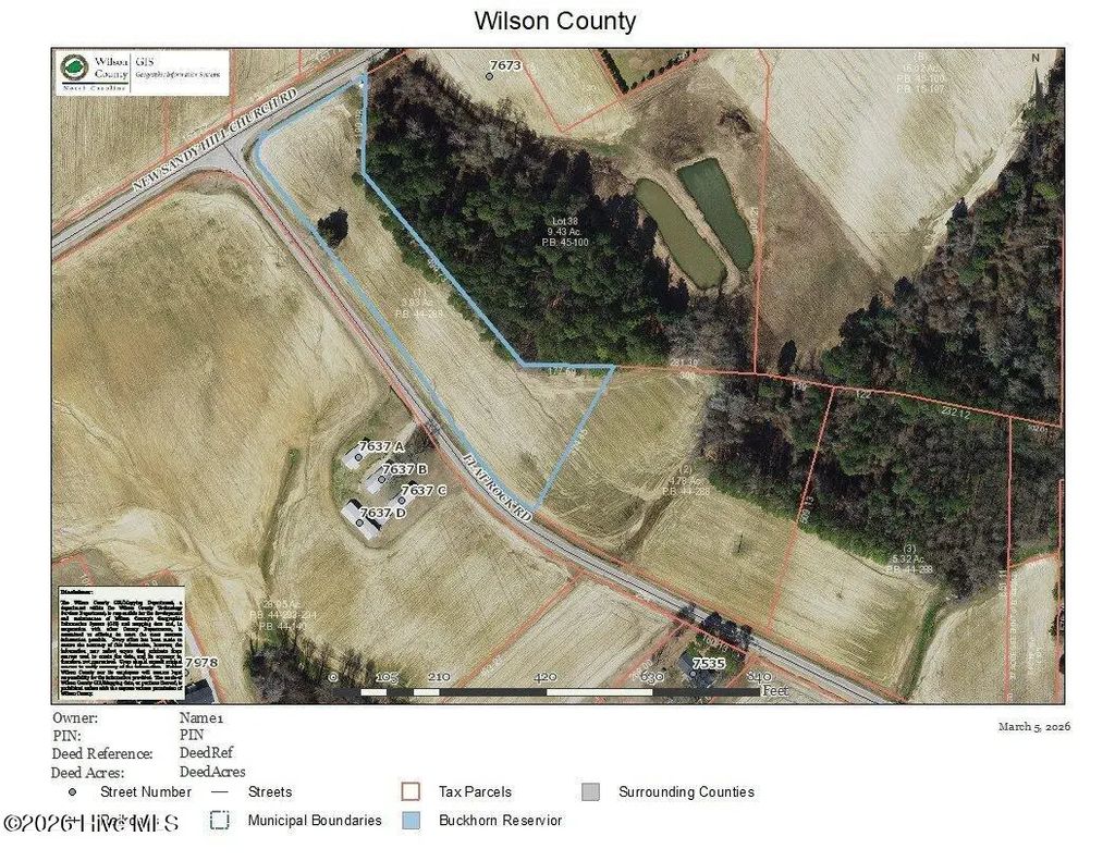 Tract Flat Rock Road, Sims