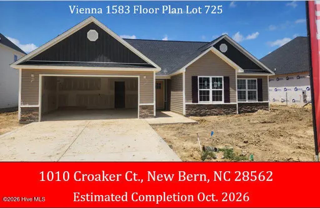 1010 Croaker Court, New Bern