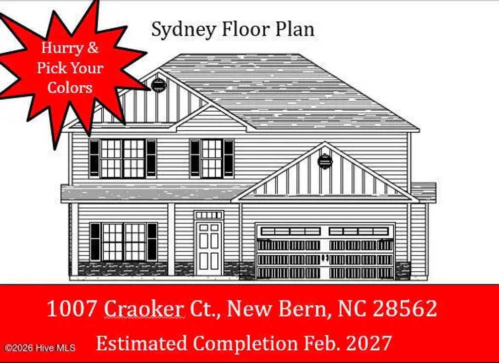 1007 Croaker Court, New Bern