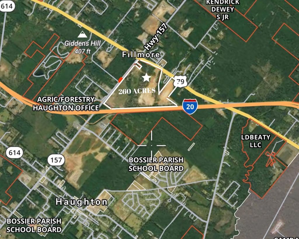 I-20@hwy 157, Haughton
