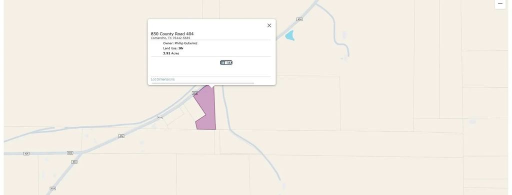 850 County Road 404, Comanche