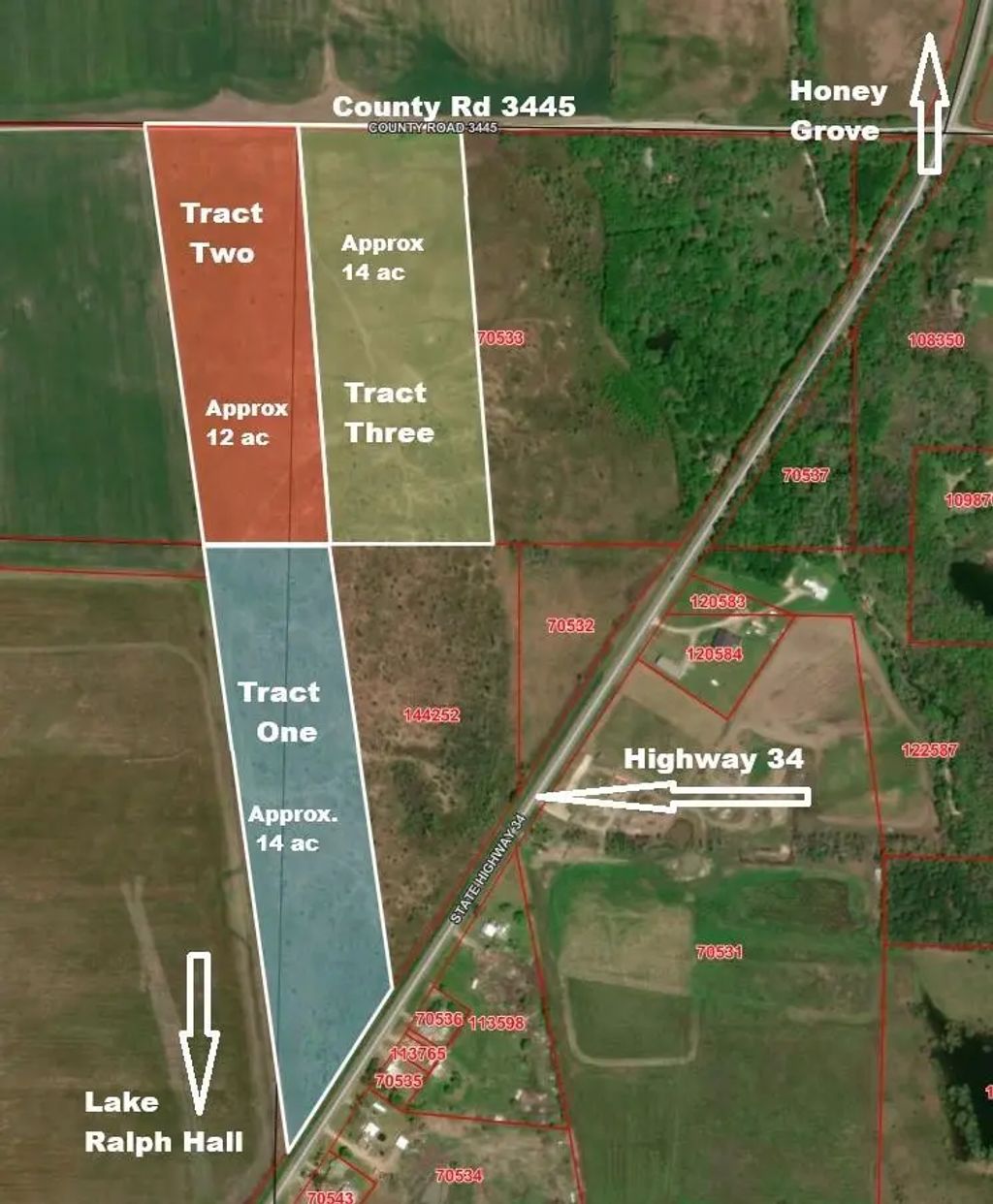 County Road 3445, Honey Grove