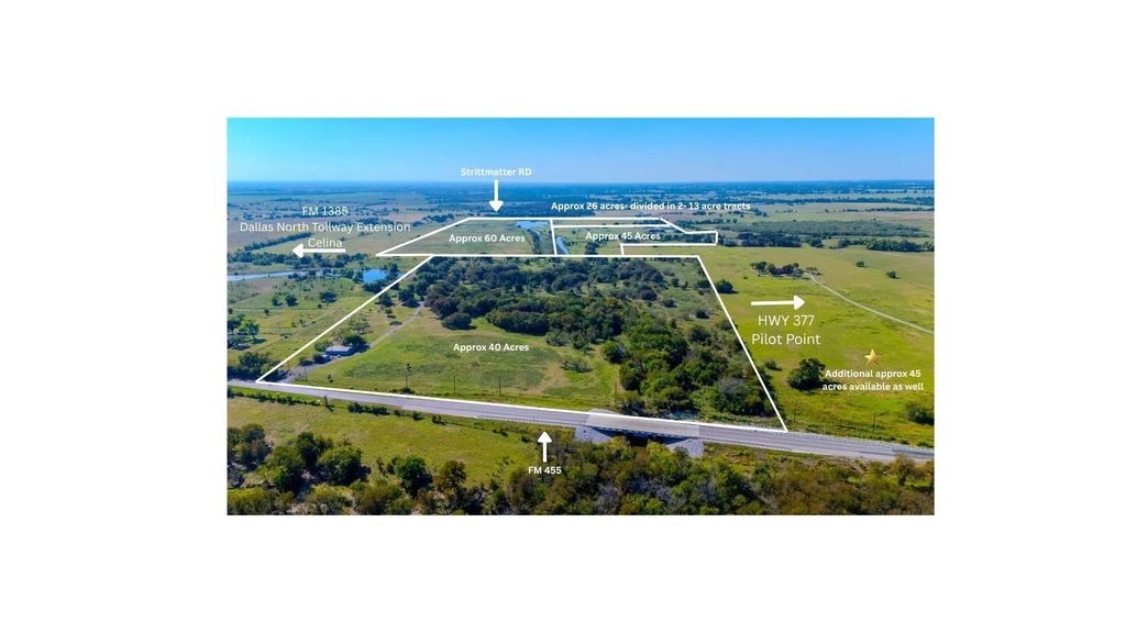 40 Acres Fm 455, Pilot Point
