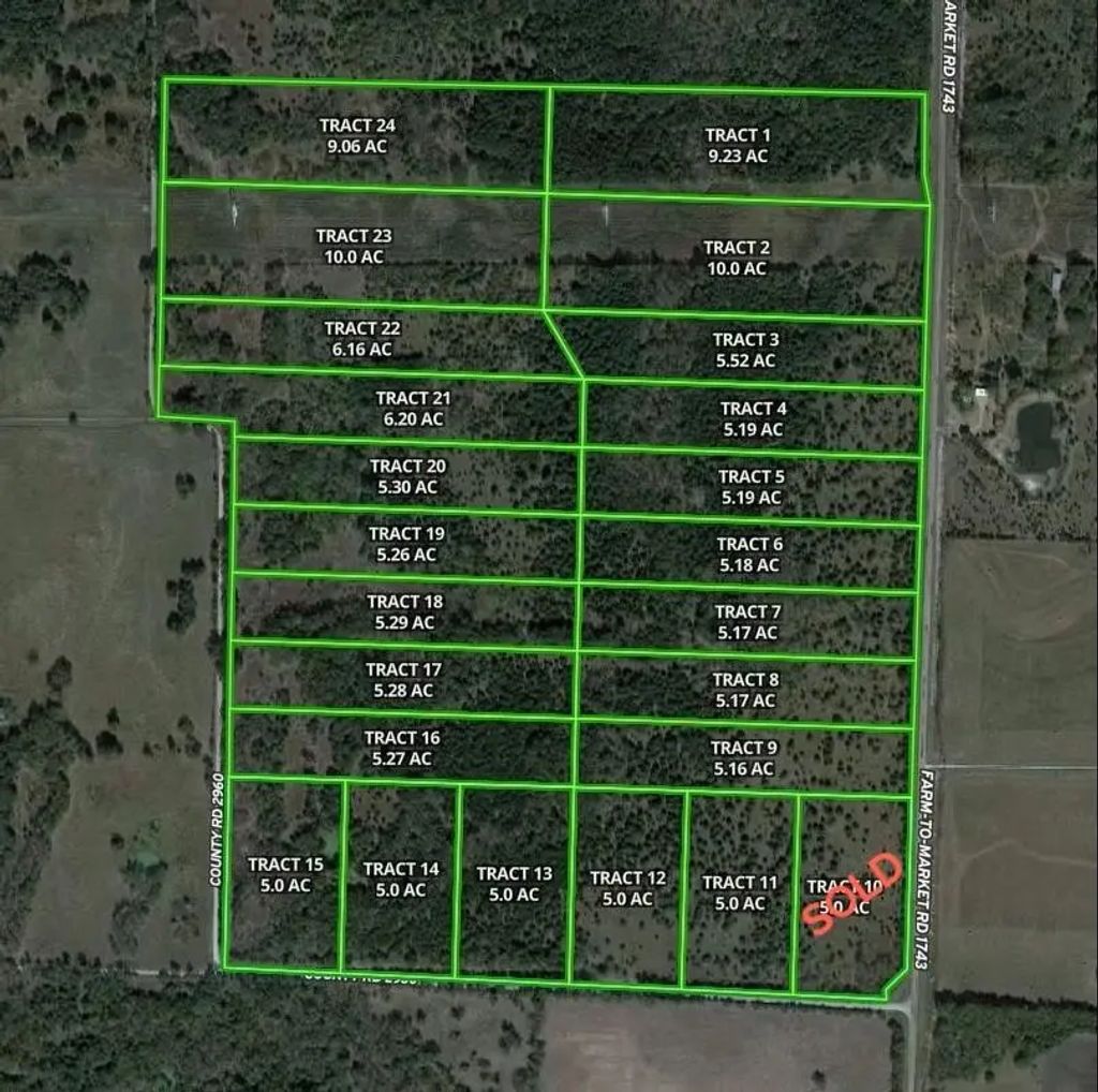 Tract 19 County Road 2960, Honey Grove