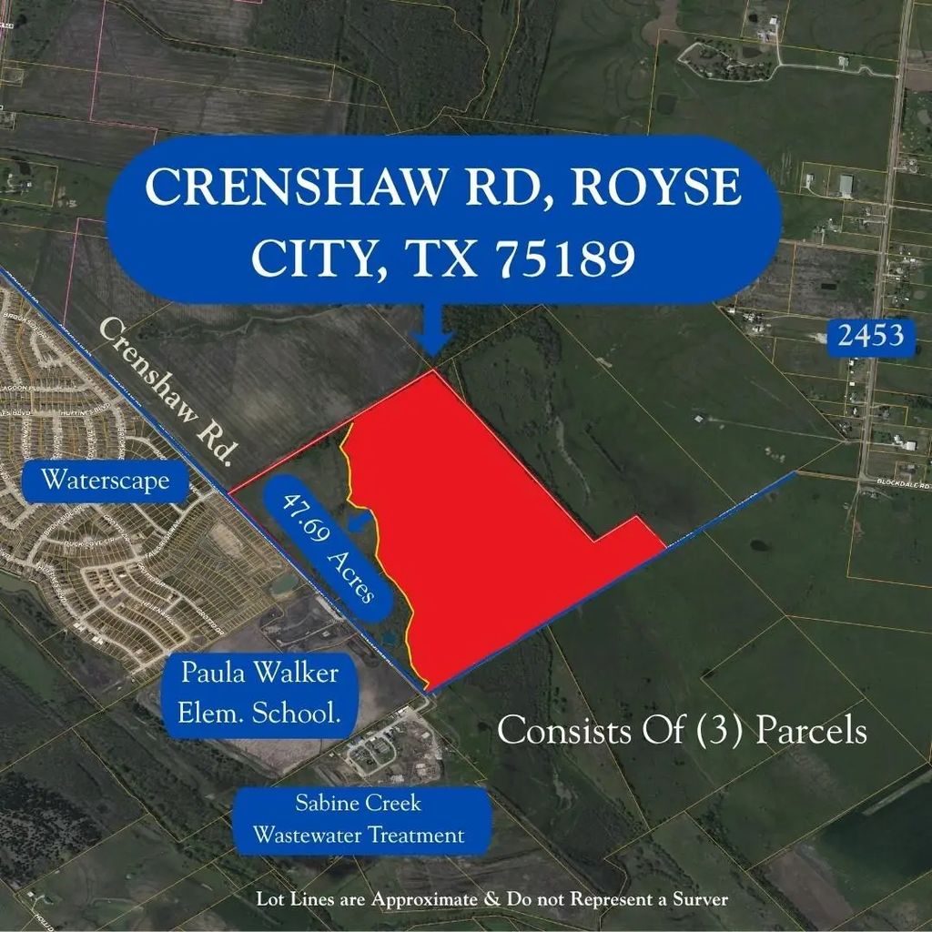 47.69+- Crenshaw Road, Royse City