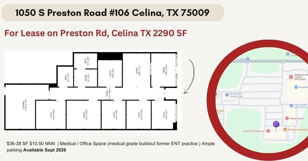 1050 S Preston Road 106, Celina