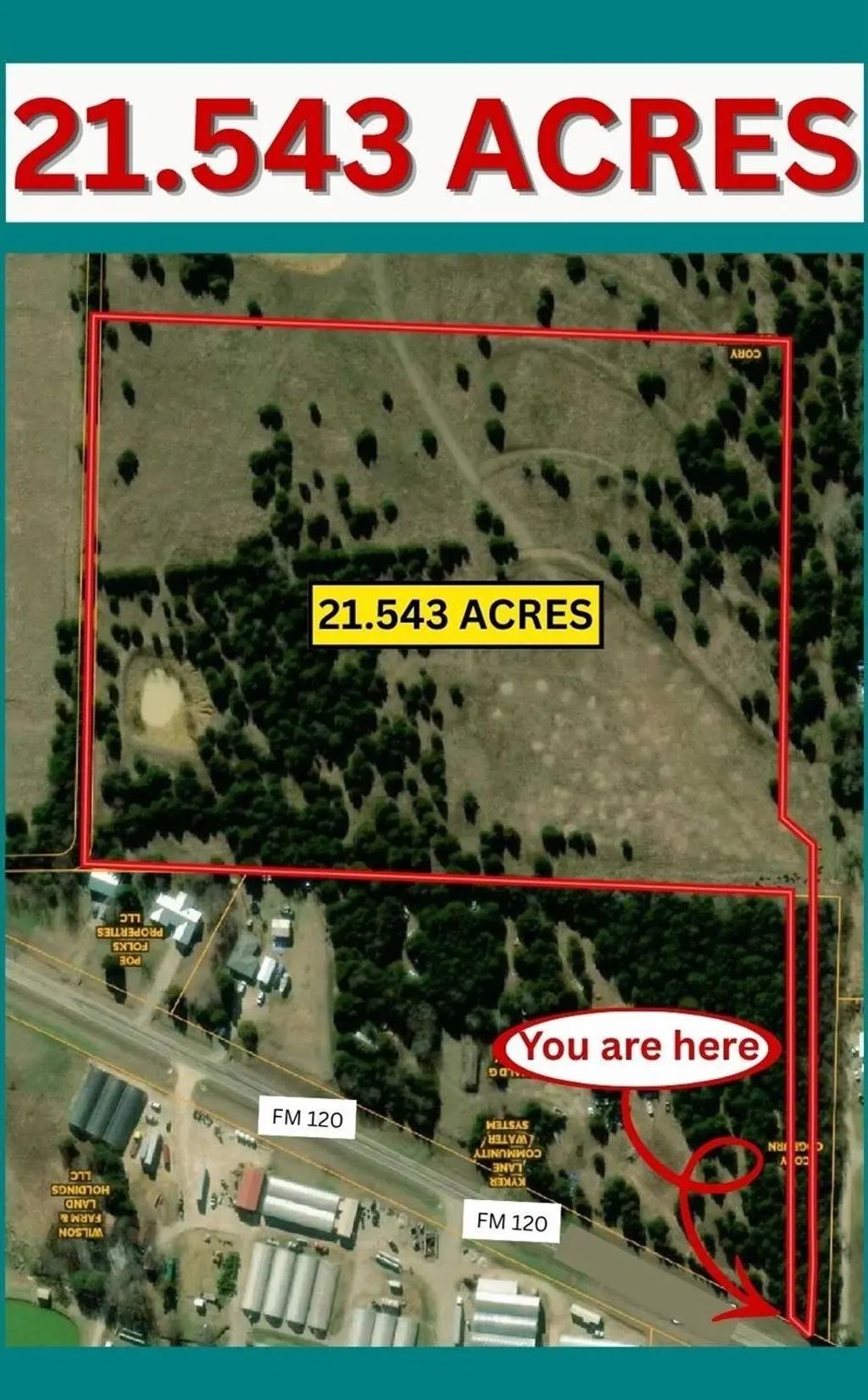 21.543 Acres W Fm 120 Highway, Pottsboro