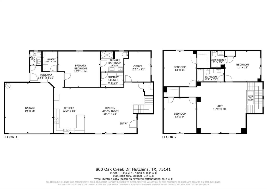 800 Oak Creek Drive, Hutchins