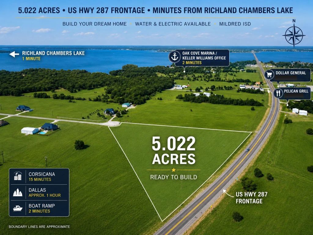 5.022 Acres Lot 287 Private Rd 3178, Corsicana