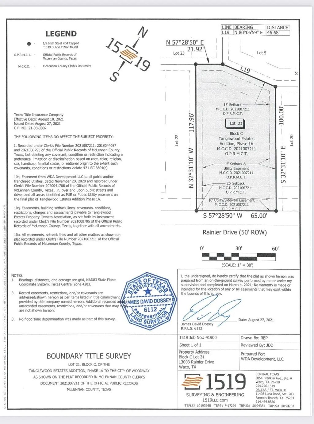 13003 Rainier Drive, Woodway