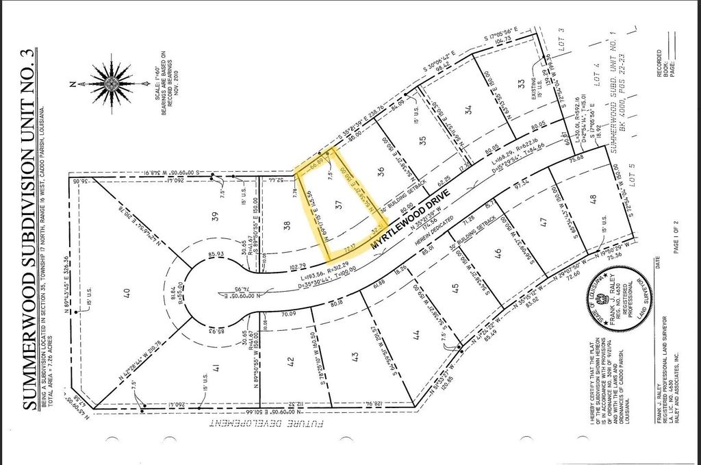 Lot 37 Myrtlewood Drive, Greenwood