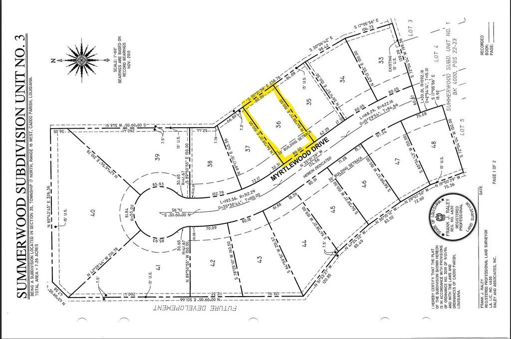 Lot 36 Myrtlewood Drive, Greenwood