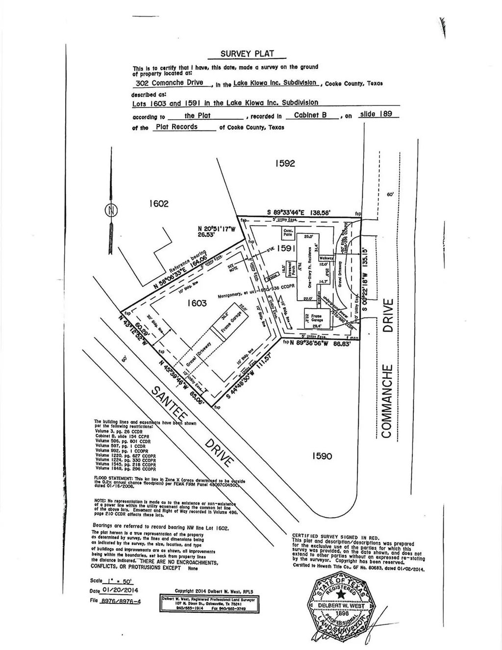 302 A Comanche, Lake Kiowa