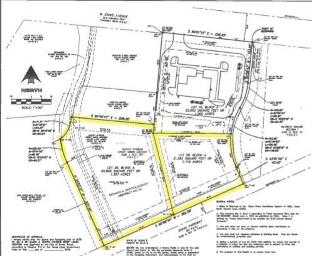 Lot 2r & 3r Ennis Parkway Avenue, Ennis