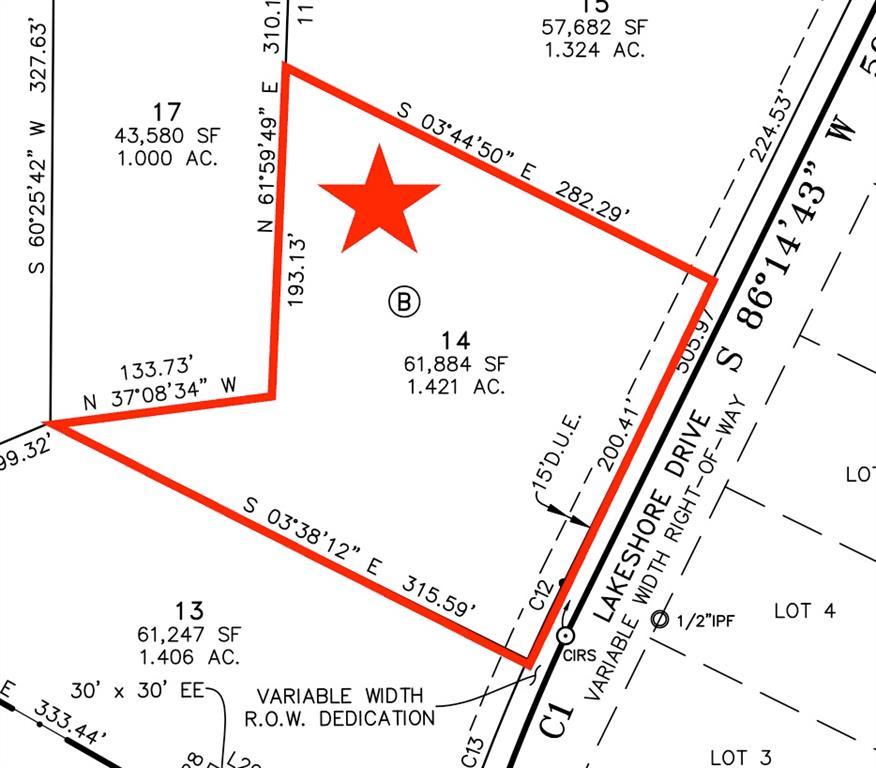 Tbd Lot 14 Lakeshore Drive, Waxahachie