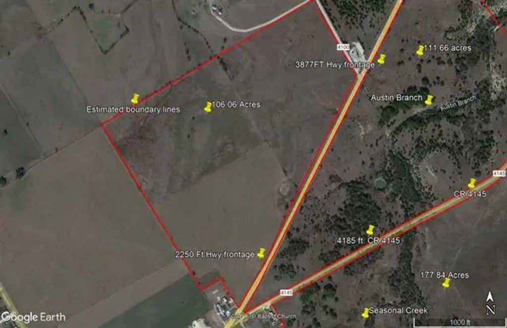 Tx-22, Cranfills Gap