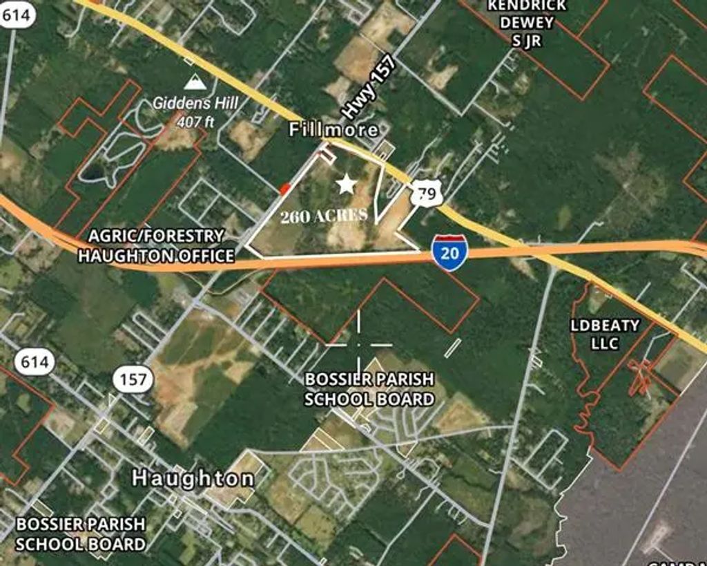I-20@hwy 157, Haughton