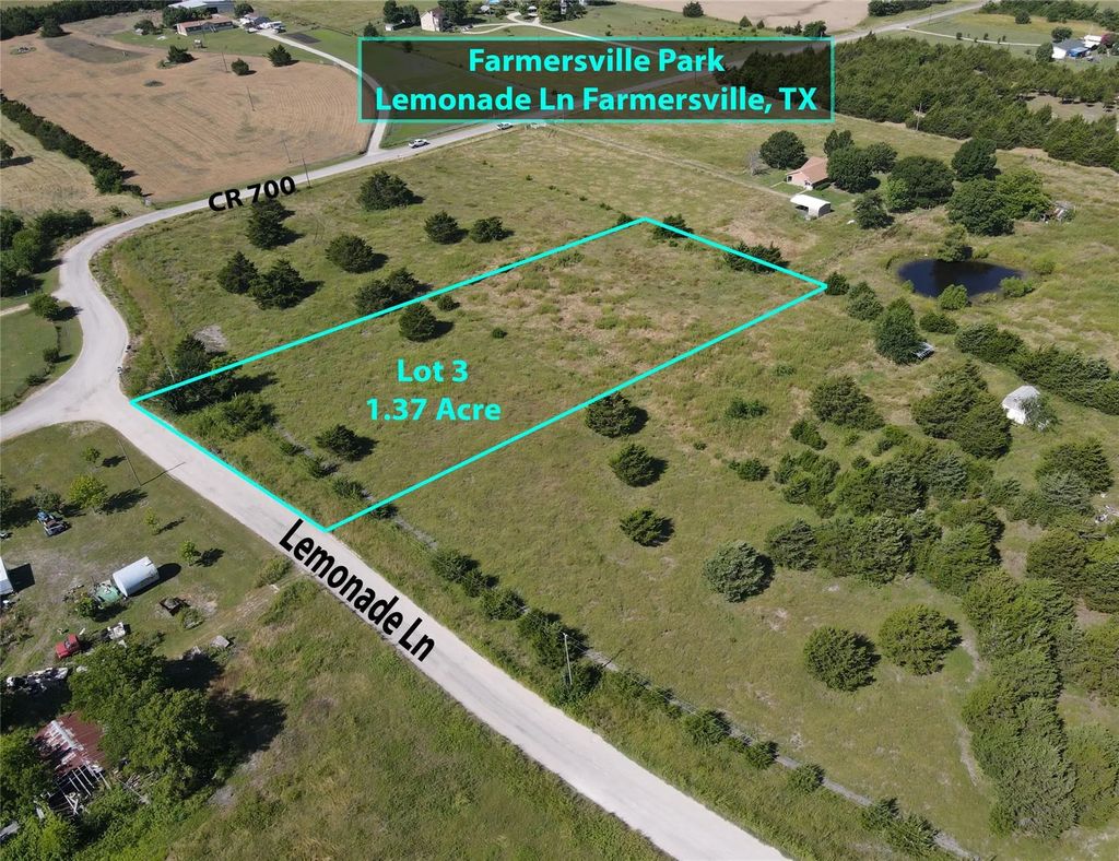 Lot 3 Lemonade Lane, Farmersville