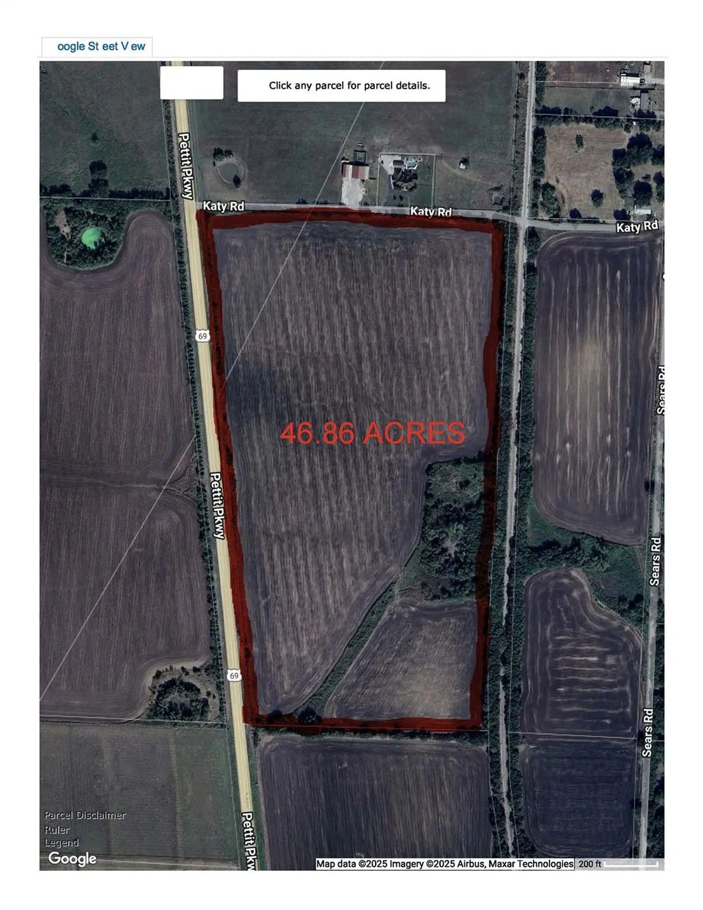 46.86 Acres Us-69, Bells