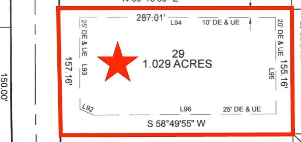 Tbd Lot 29 Barlett Peak Drive, Waxahachie