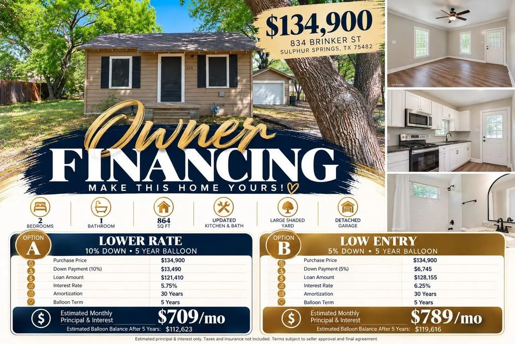 834 Brinker Street, Sulphur Springs