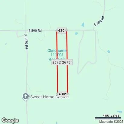 890 E E 890 Rd, Wellston, Ok 74881 Road, Wellston