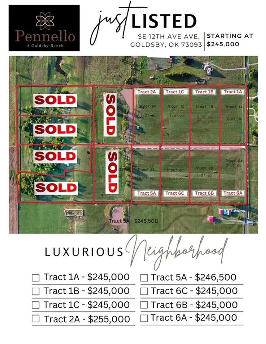 1162 Wild Flower (tract 6a) Way, Goldsby