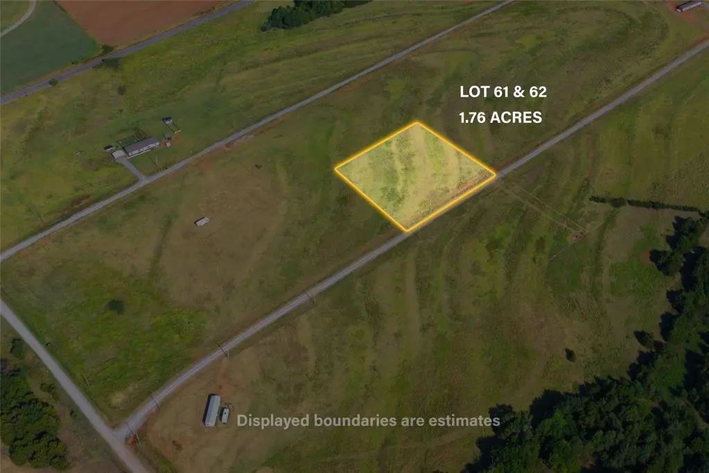 Land Real Estate for Sale located in the neighborhood of Heartland Heights: Lot 61 & 62, in the city of Minco, OK