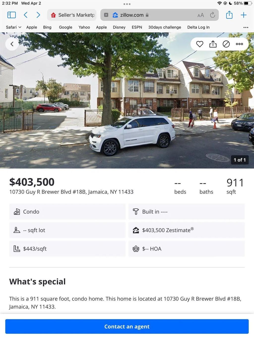 107-30 Guy .r Brewer Blvd # 18b, Jamaica