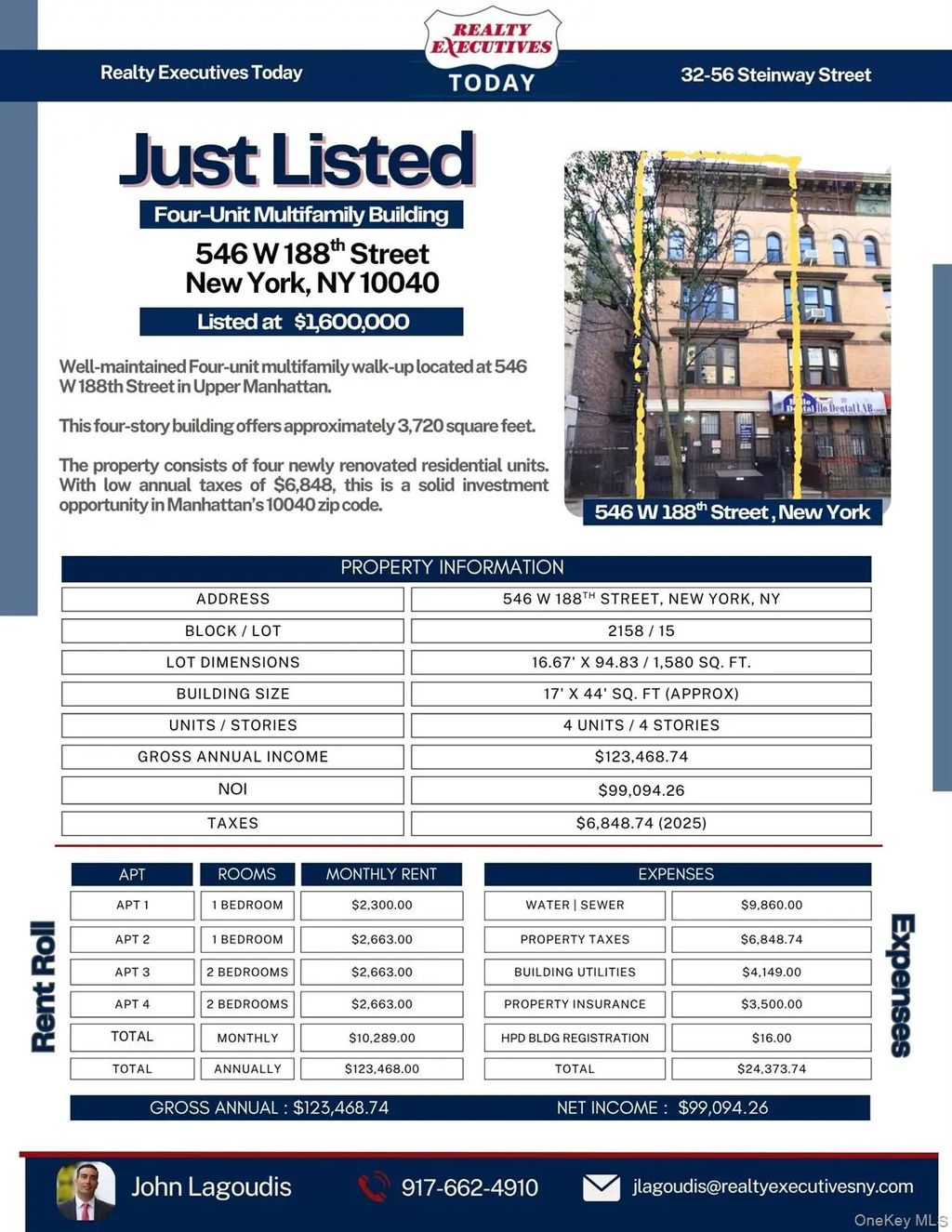 546 W 188th Street, New York (Manhattan)